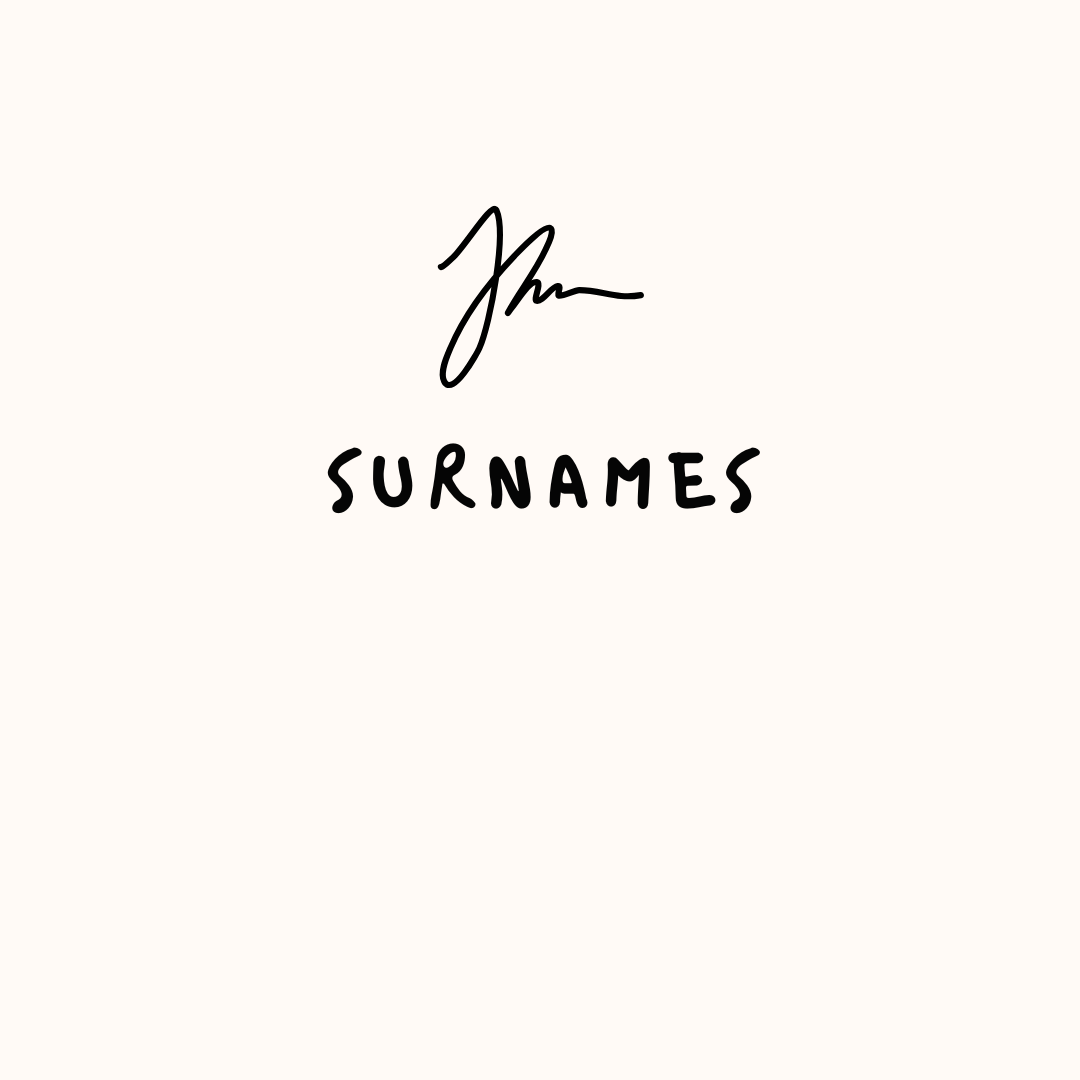 Surnames